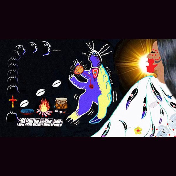 The Little Boy Healing Ceremony  art print