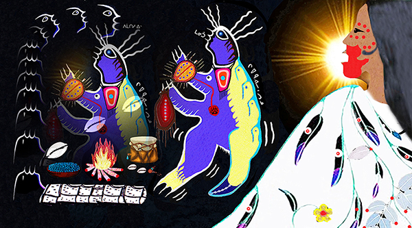 Nimitamaan's Healing Ceremony art print