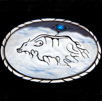 Bear Clan belt buckle