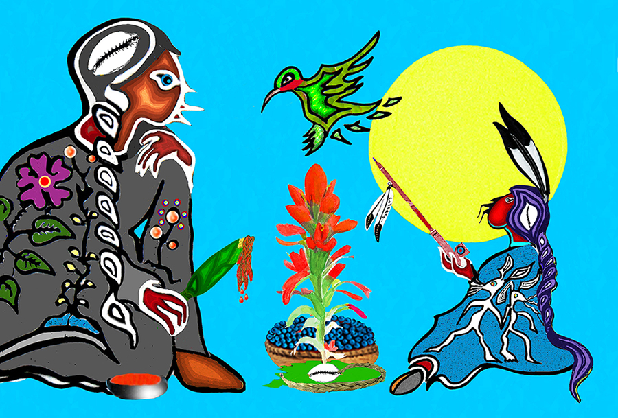 Wenabozho and the Spirit Painter