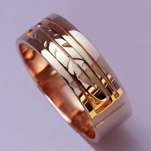 Anishinaabe Golden Eagle clan ring